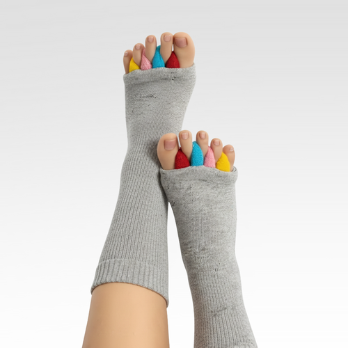 Strumpor med tåsepererare